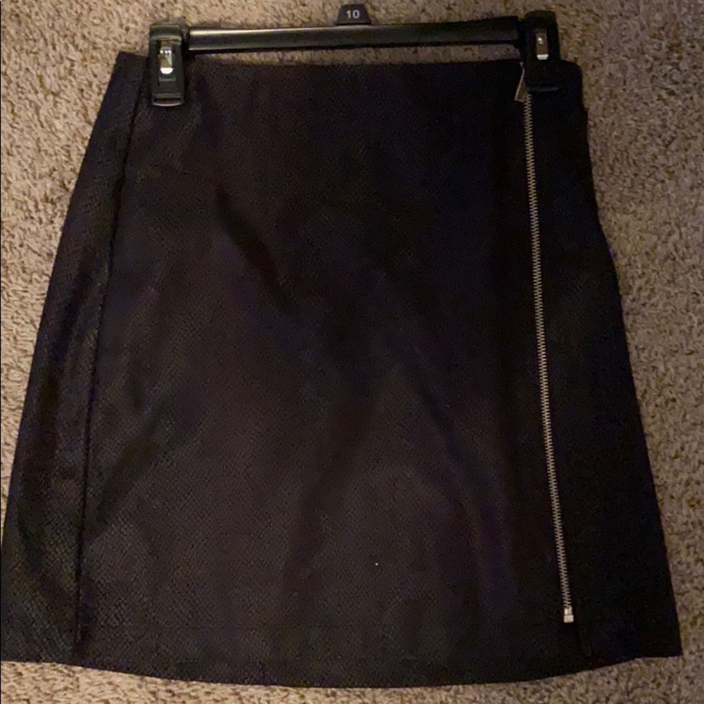 Bar III Black Snake Skin Skirt